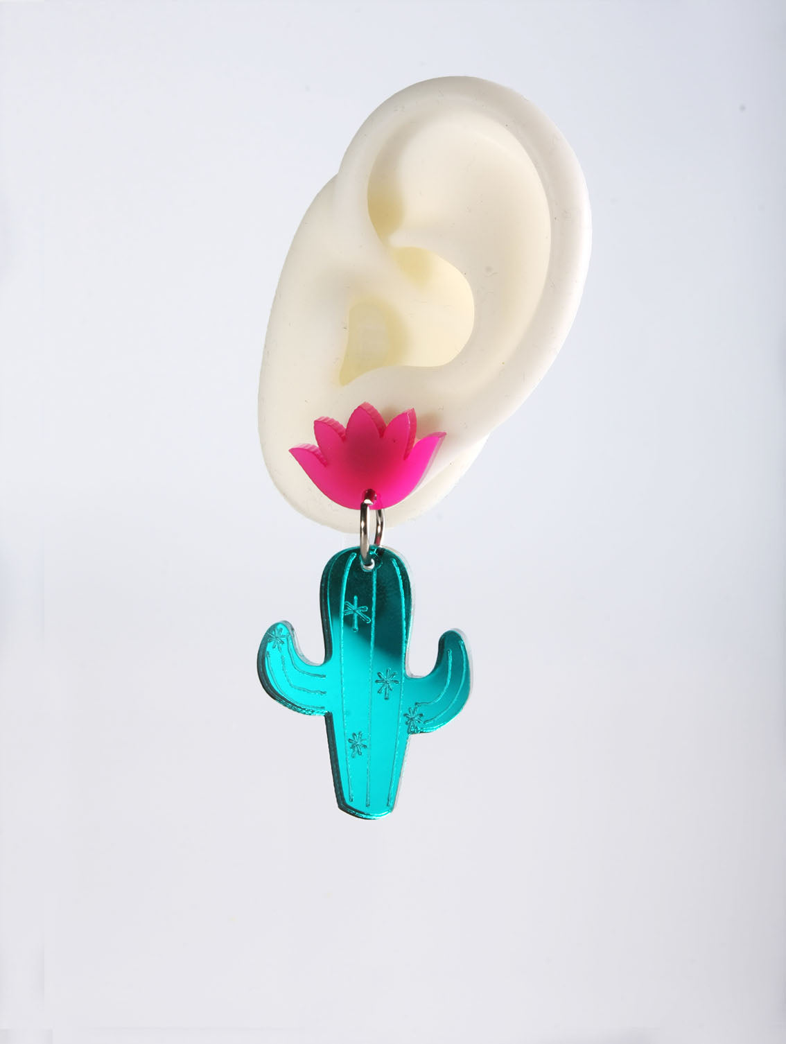 Pendientes Cactus Espejo
