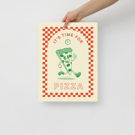 Lámina Time For Pizza tamaño a5