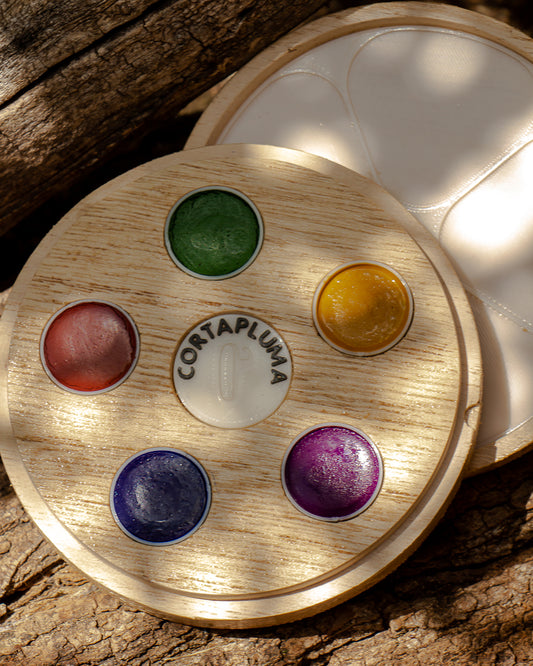 Paleta de Acuarelas - Esencial (colores mate tradicionales)