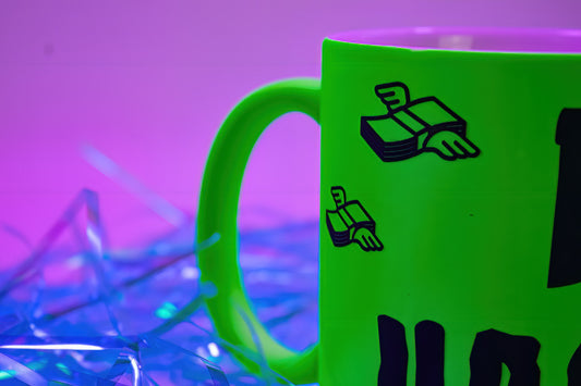 Taza Neón Put* Haciend* Verde