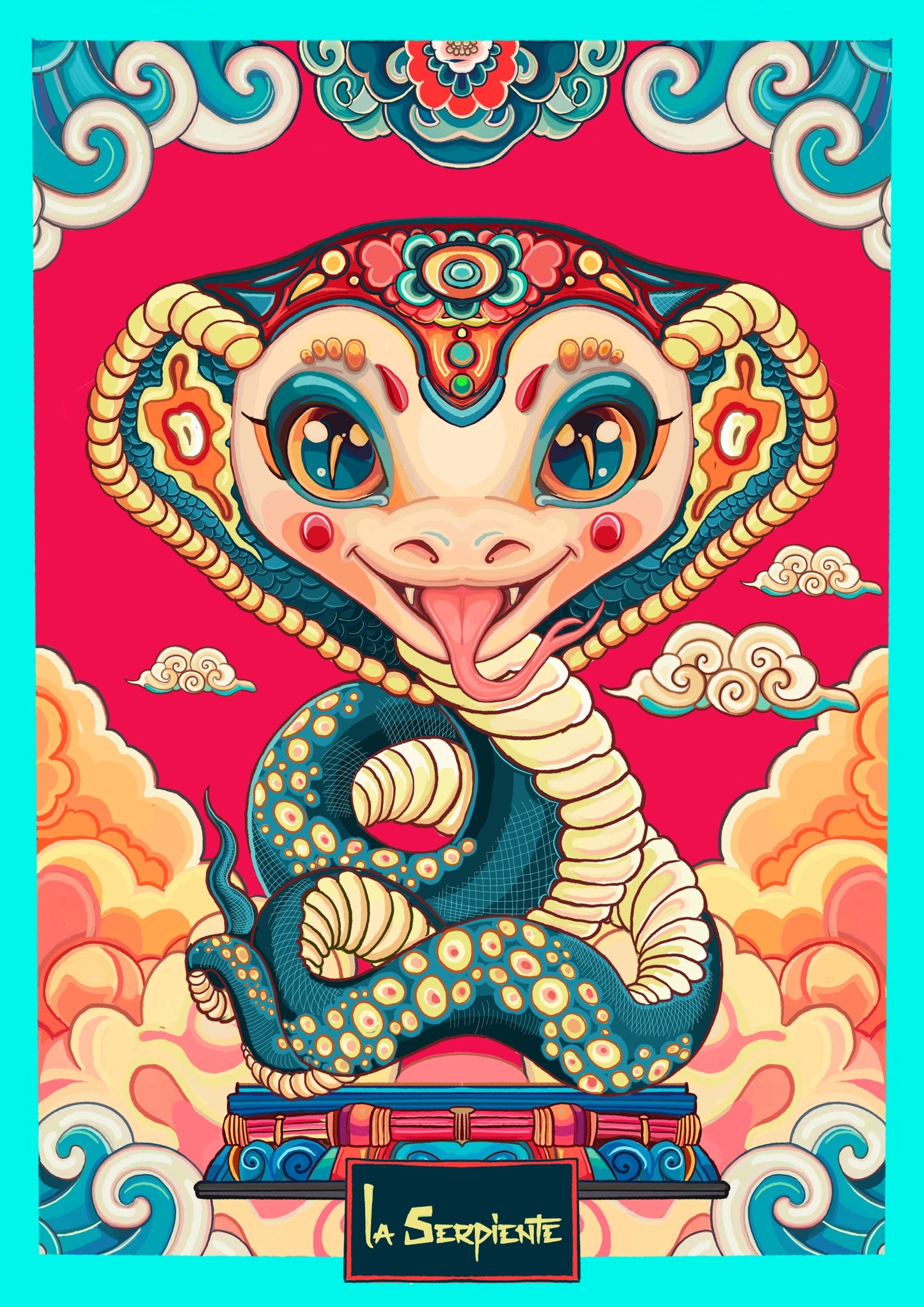 Lamina Horóscopo Chino: La Serpiente