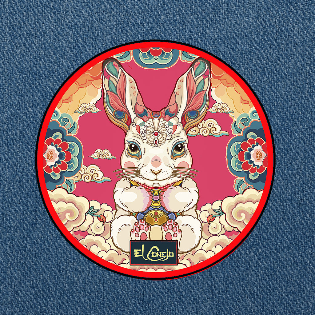 Parche Textil El Conejo – El Dios de los Tres