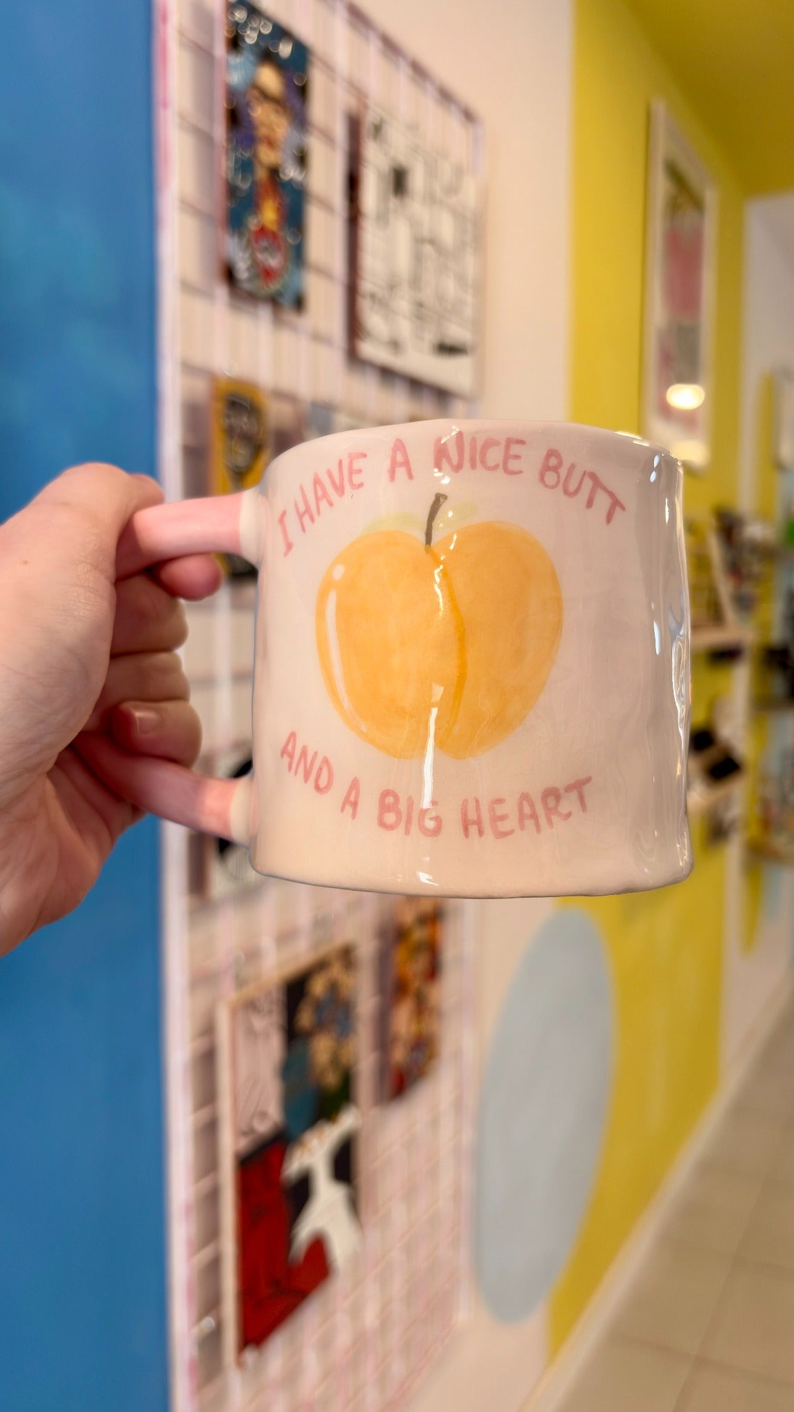 Taza Butty Rosa – Cerámica hecha a mano