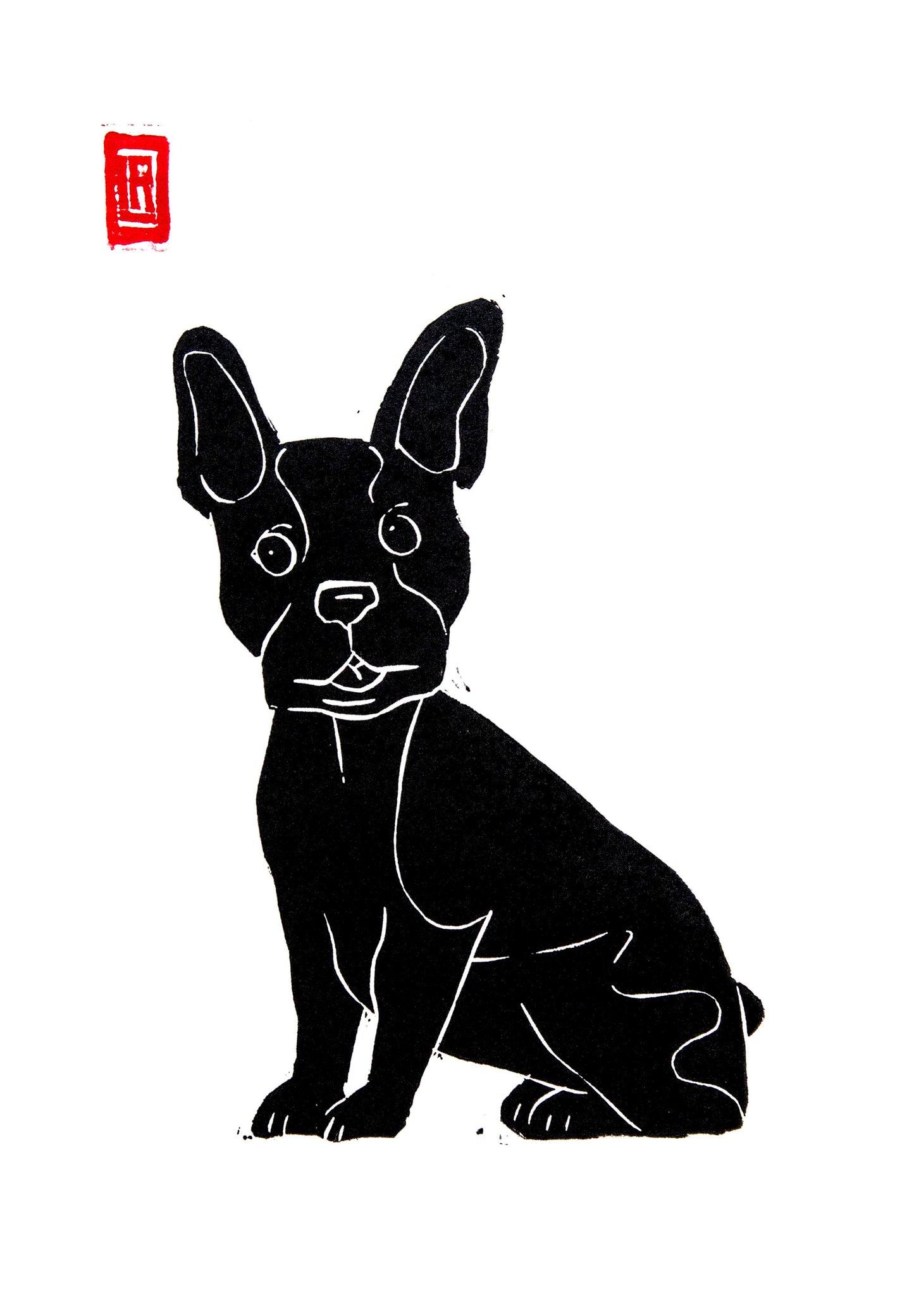 Estampa Original A4 - Tito Bulldog