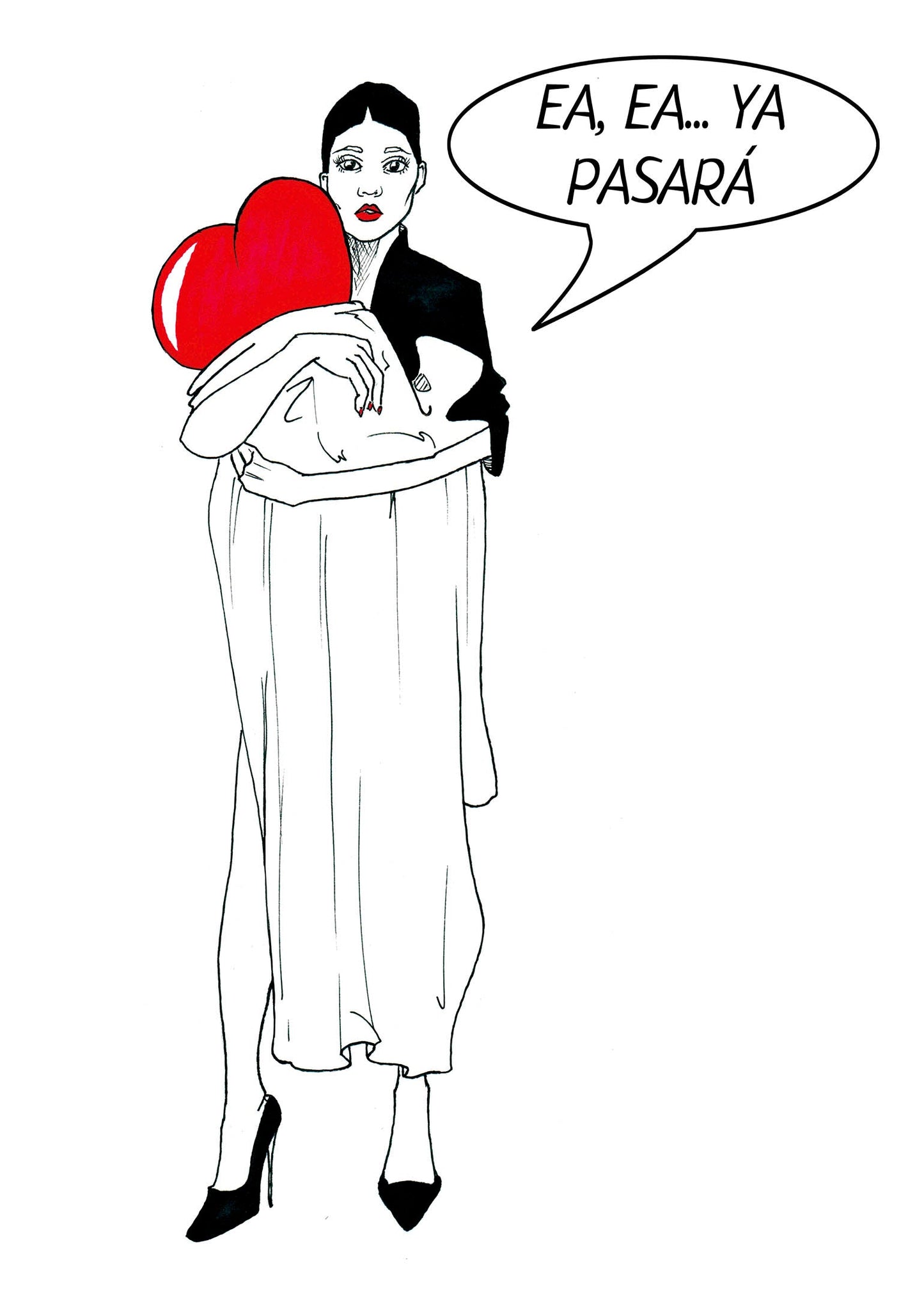 Lámina “Ea. ea. ya pasará” A5