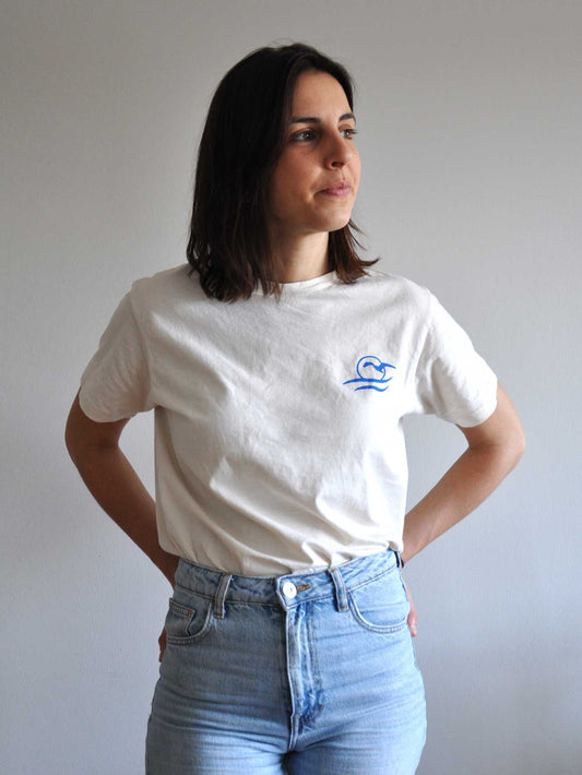 Camiseta Oda al Mar Blanc Natural