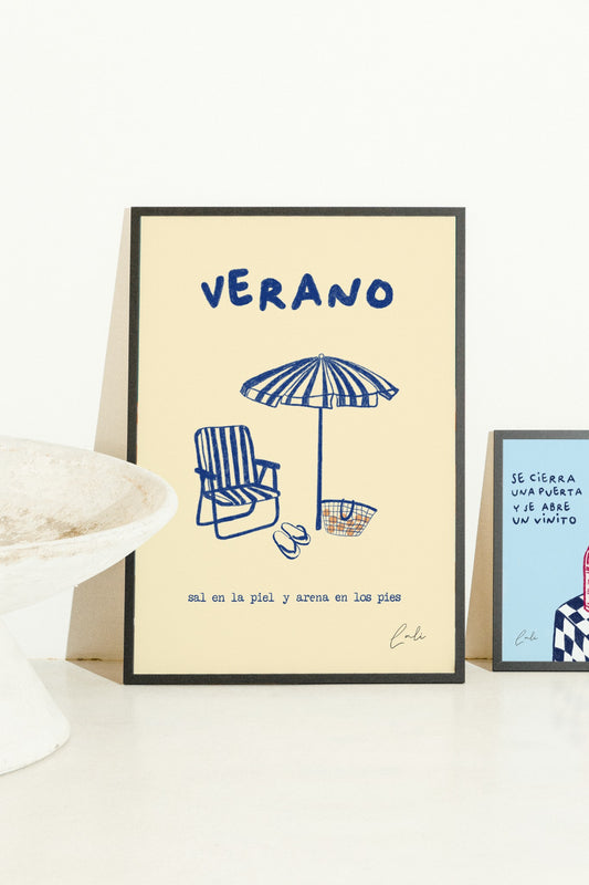 Lámina Verano · Print Ilustración Estival Lali
