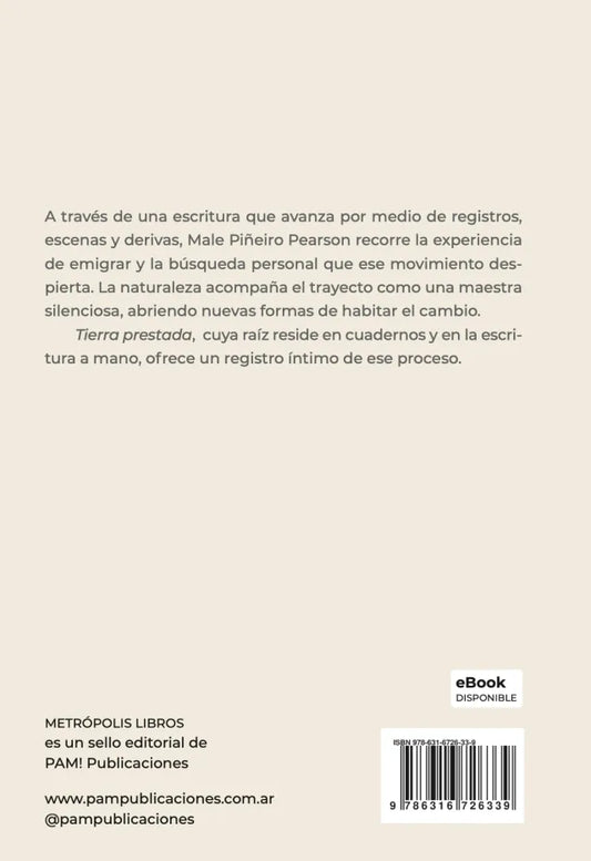 Libro Tierra prestada