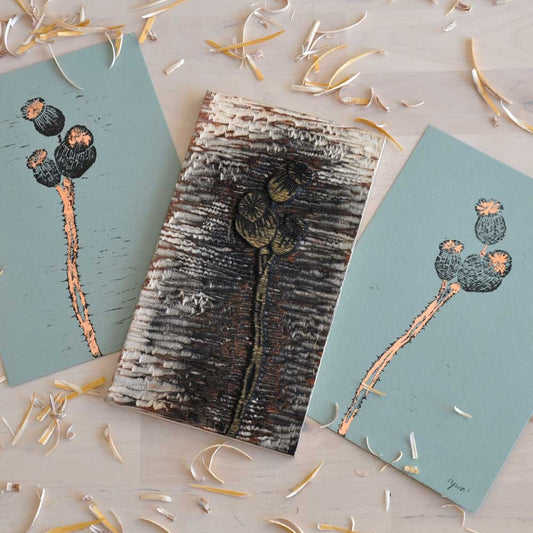 Xilografía Botánica – Poppy Seed