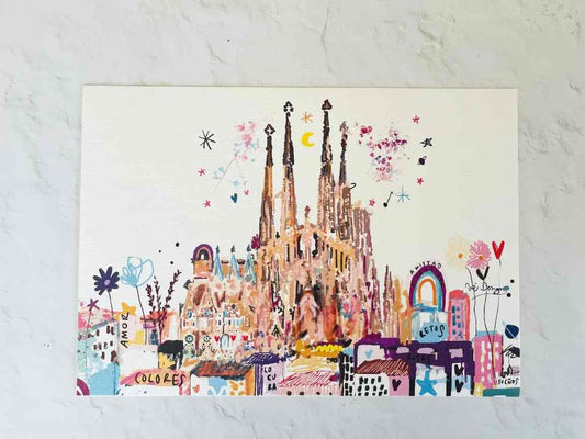 Lámina Sagrada Familia Barcelona