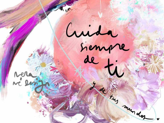 Lamina decorativa Colibri Cuida siempre de ti”