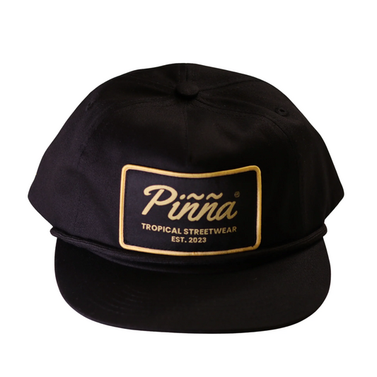 Gorra Negra con Parche – Algodón 100% Talla Única