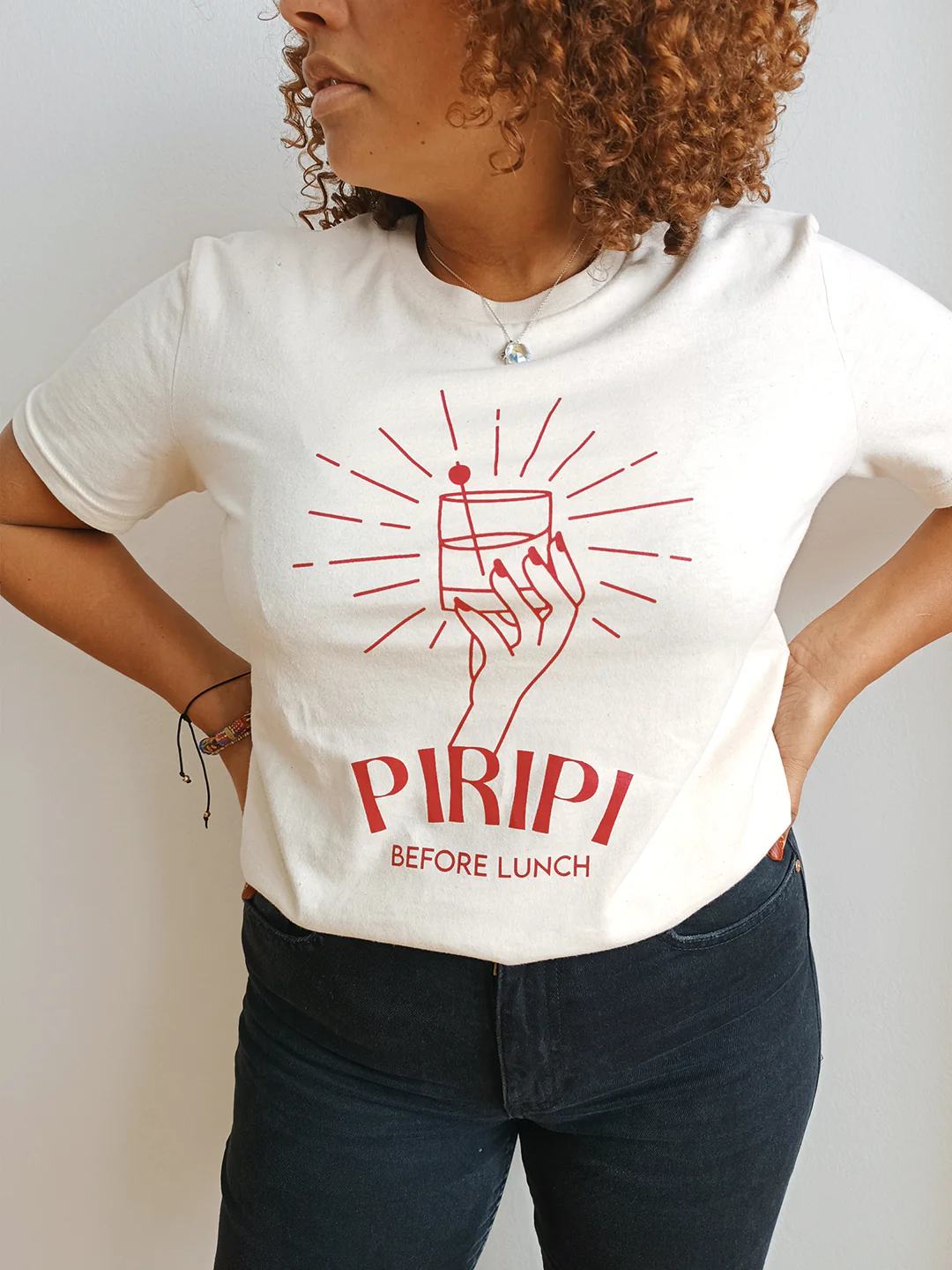 Camiseta Piripi – Estampado Teja | Poc a Poc