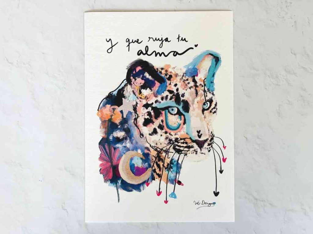 Lámina decorativa "y que ruja tu alma"