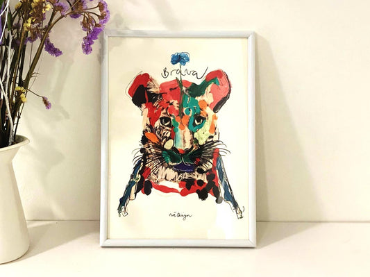 Lámina decorativa “Soy Brava"