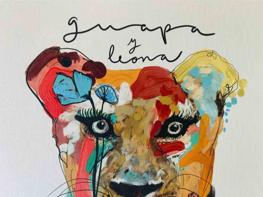 Print GUAPA Y LEONA