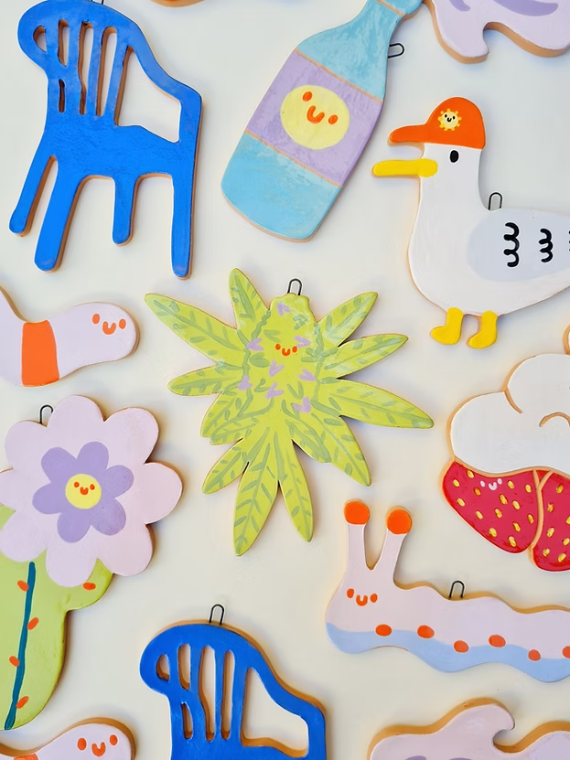 Cannabis - Cerámica Mural