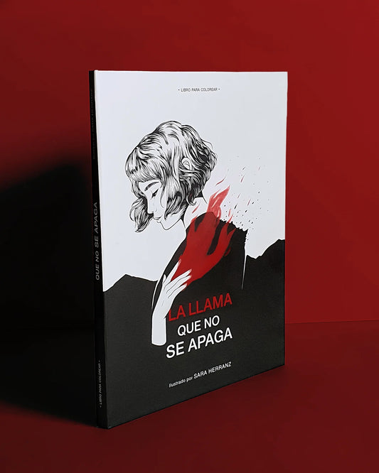 Libro para Colorear La Llama que No Se Apaga - Sara Herranz