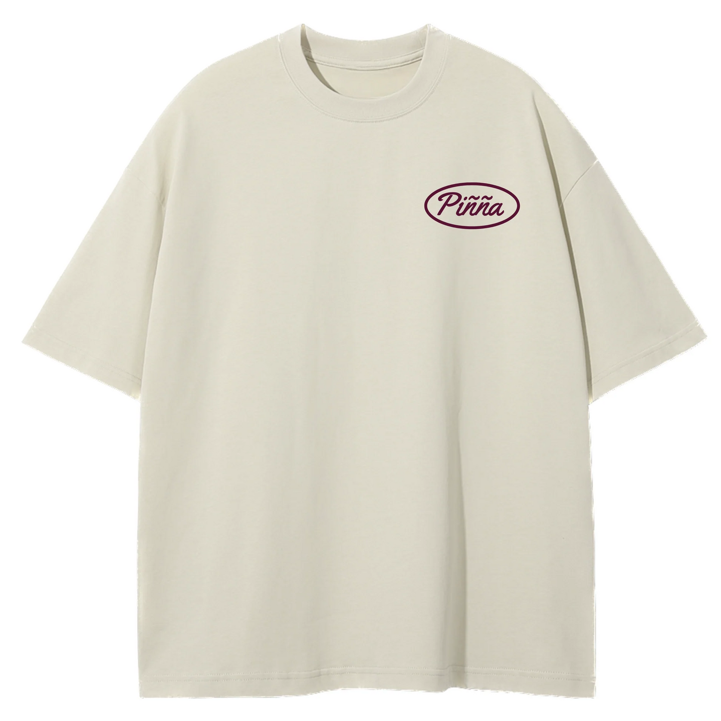 Camiseta Oversize Margarita de Costa – Algodón Orgánico Beige