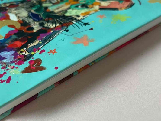 Cuaderno Artesanal A5 "Eres brava" – Hojas con rayas - Anillado a mano (Copia)