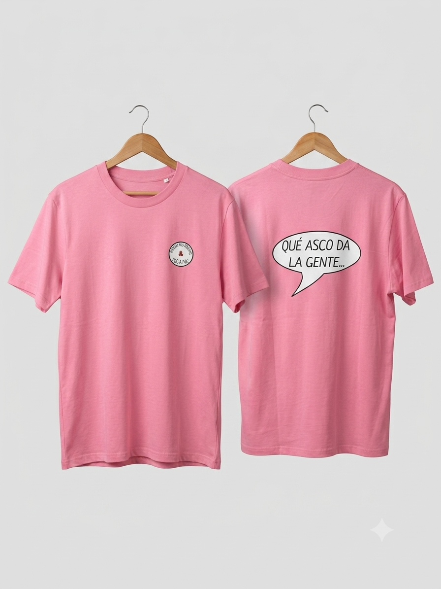 Camiseta "Que asco..." Poison and Friends ft. Poc a Poc | 100% Algodón orgánico 180 gr. (Copia) (Copia) (Copia)