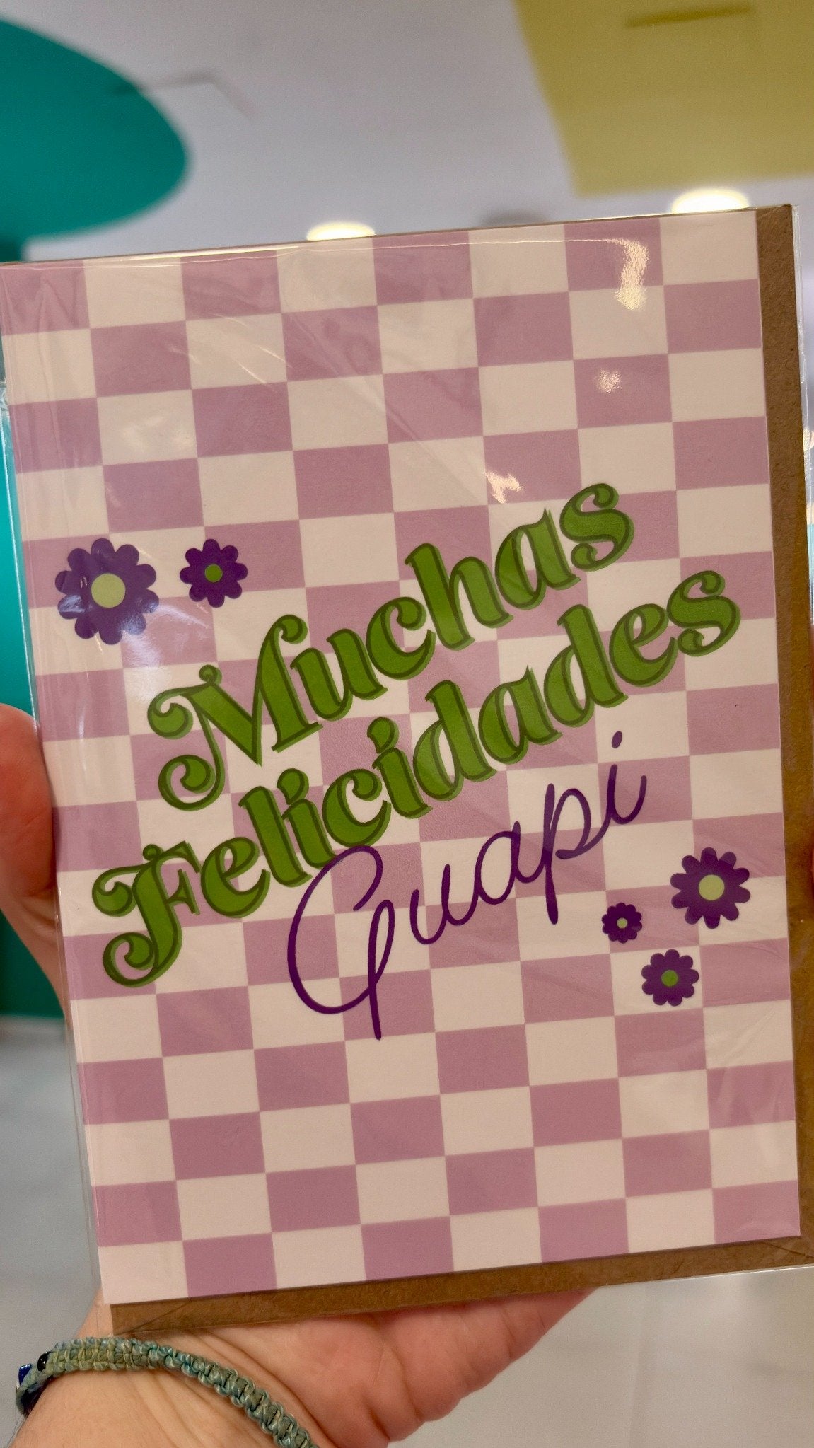 Tarjeta de cumpleaños “Muchas felicidades guapi”