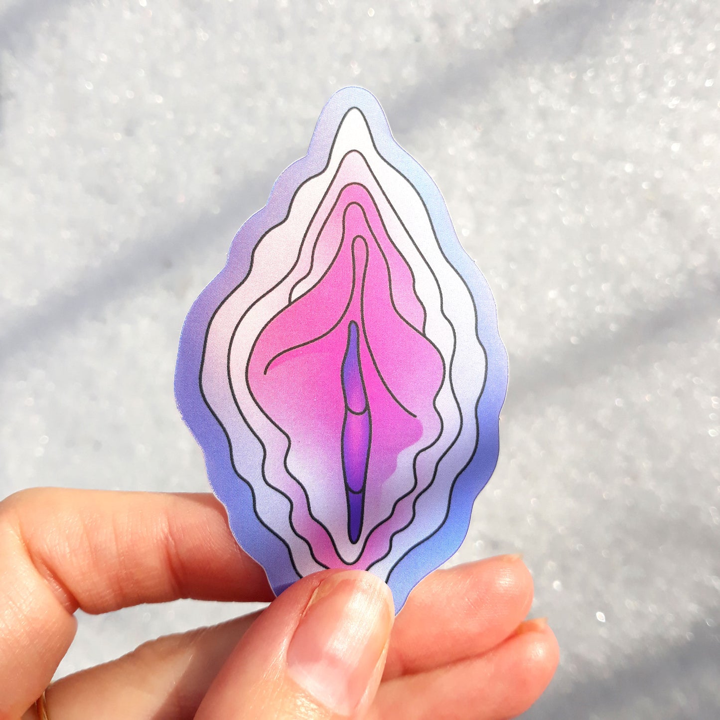 Sticker Vagina - Poc a Poc