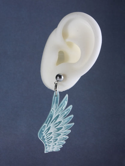 Pendientes Alas Grandes Colgantes