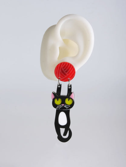 Pendientes Gato Ilustrado
