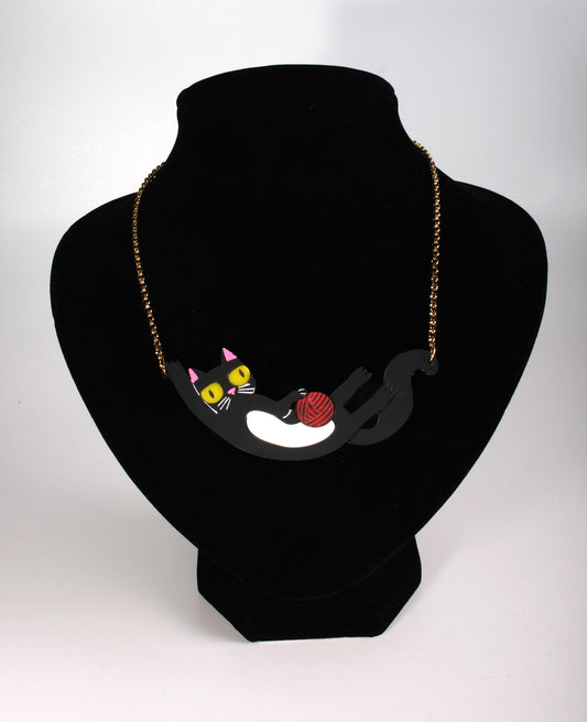 Collar Gato Ilustrado