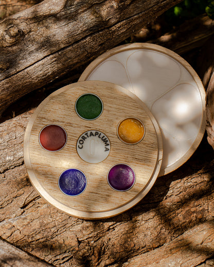 Paleta de Acuarelas - Esencial (colores mate tradicionales)