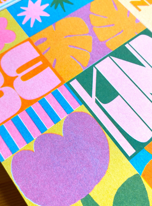Print A5 Riso Be Kind