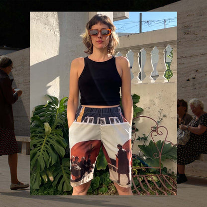 Bermudas - Obra Textil de Batista Sublimada | Carola Oliveri y Franga Ure