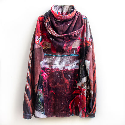 Camisaco Oversize Pua - Obra Textil de Polar Soft | Carola Oliveri y Franga Ure