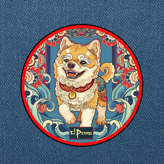 Parche Termoadhesivo El Perro Pequeño - Parche Bordado Horóscopo Chino