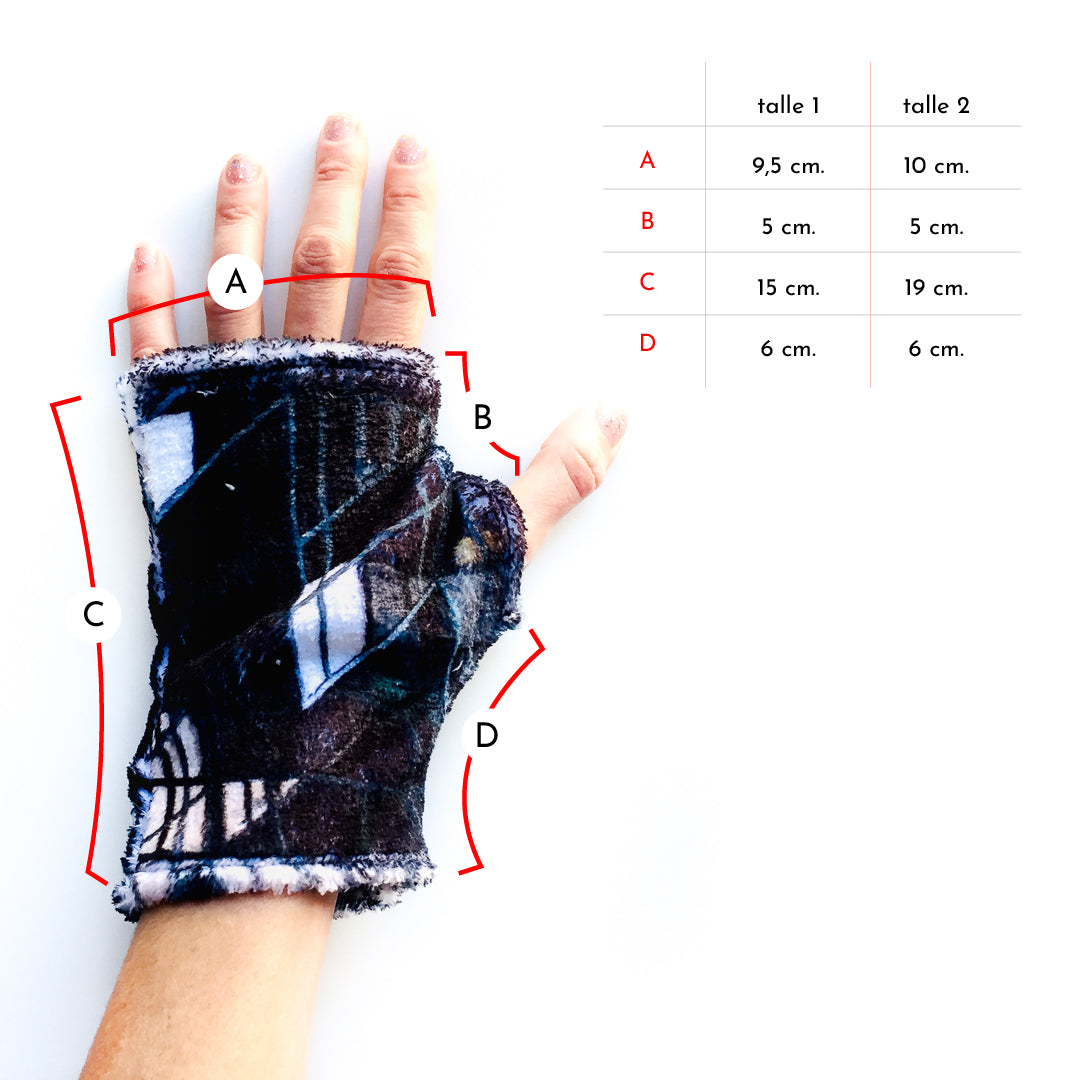 Guantes sin Dedo
