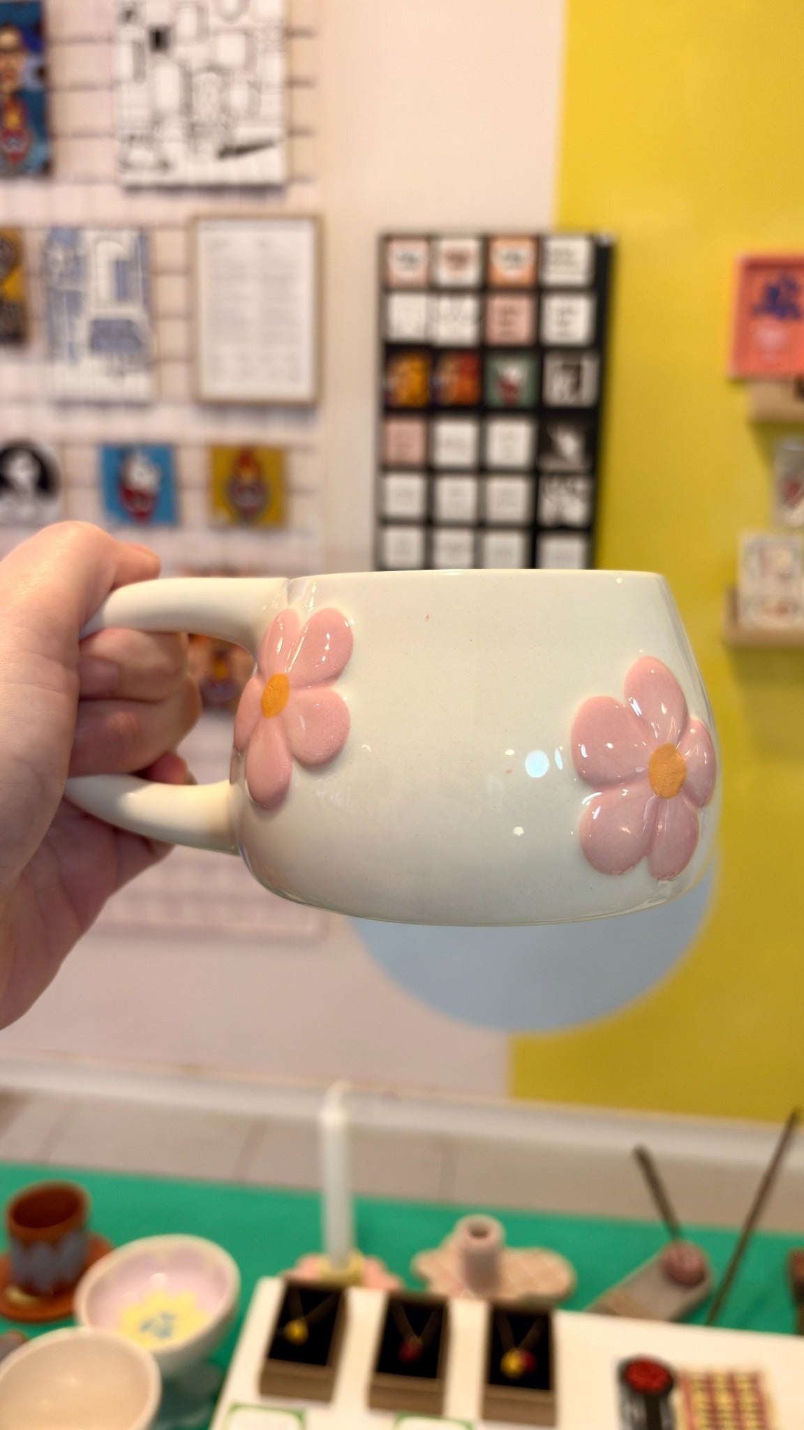 Taza Blomma Rosa – Cerámica hecha a mano