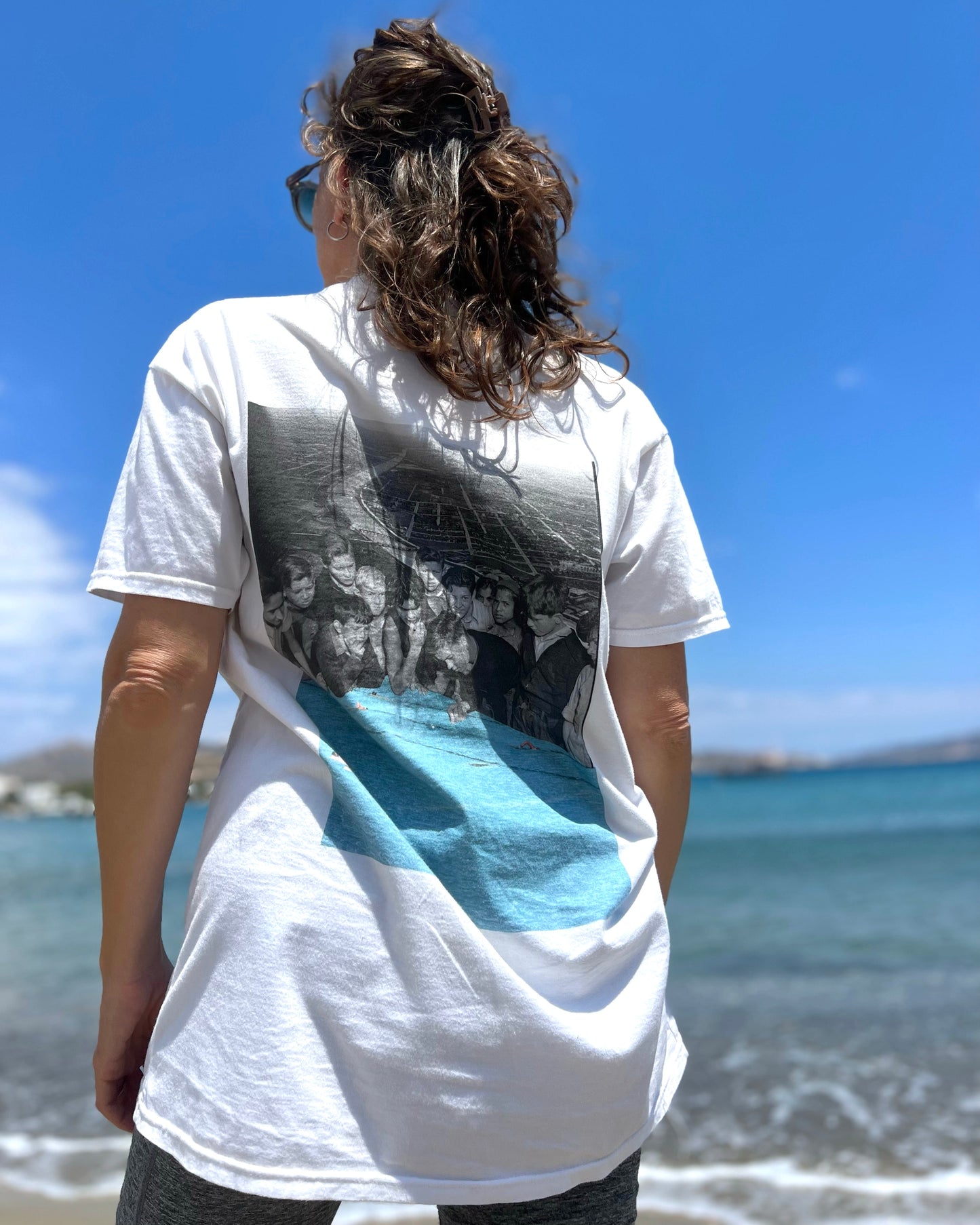 Remeron Piscina - Obra Textil de Algodón | Carola Oliveri y Franga Ure