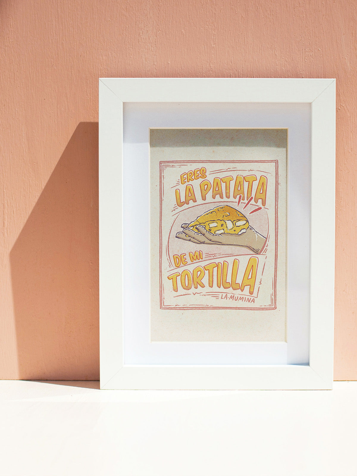 Lámina "La Patata" - Tortilla Española Mensaje Tierno