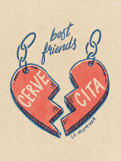 Lámina "Best Friends Cervecita" - Amistad Cerveza