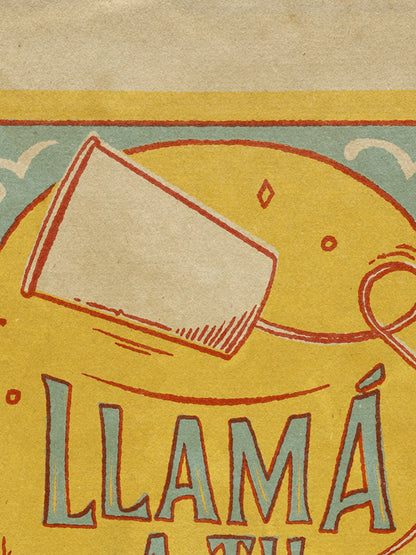 Lámina "Llama a tu Amiga" - Amistad Mensaje Tierno