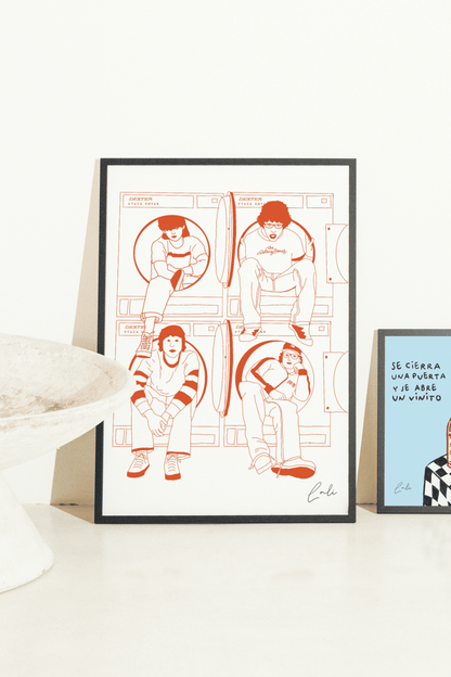 Print Lavadoras · Ilustración Lali