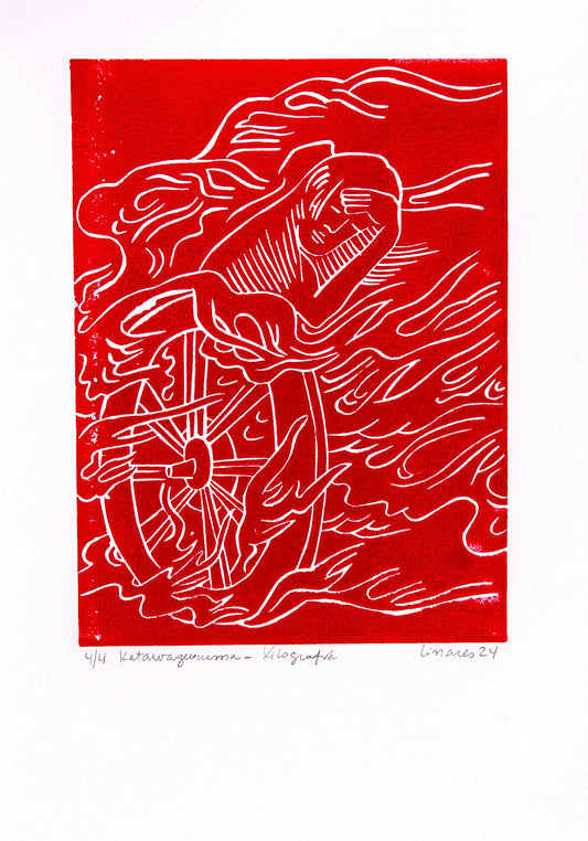 Estampa Original A4 - Katawaguruma
