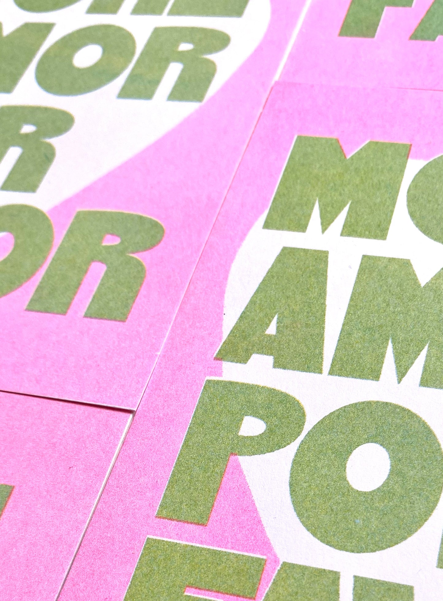 Print A4 Riso More Amor