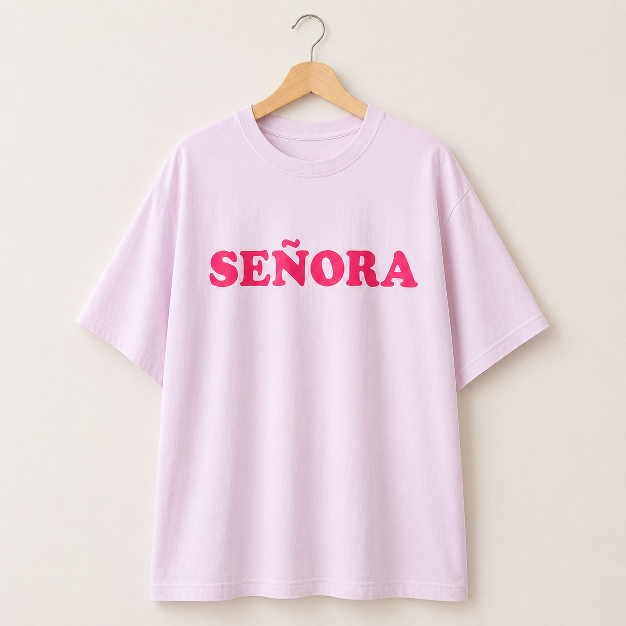 Camiseta Señora – Estampado en Rojo | Poc a Poc