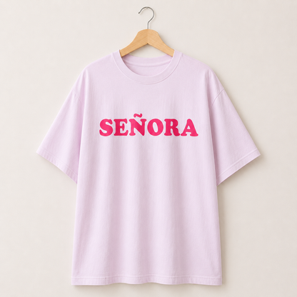 Camiseta Señora – Estampado en Rojo | Poc a Poc