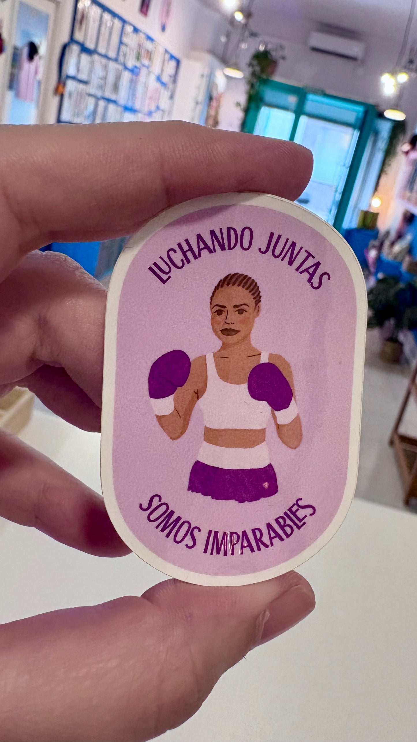 Sticker / Pegatina Luchando juntas somos imparables