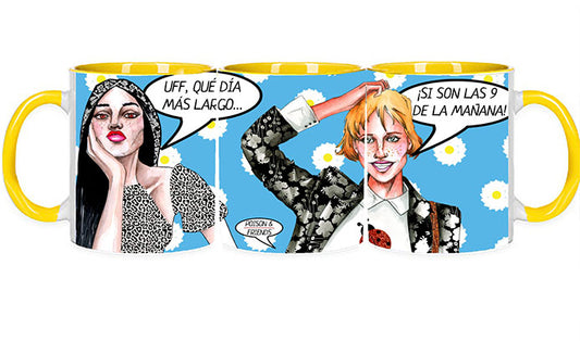 Taza “Qué día más largo”