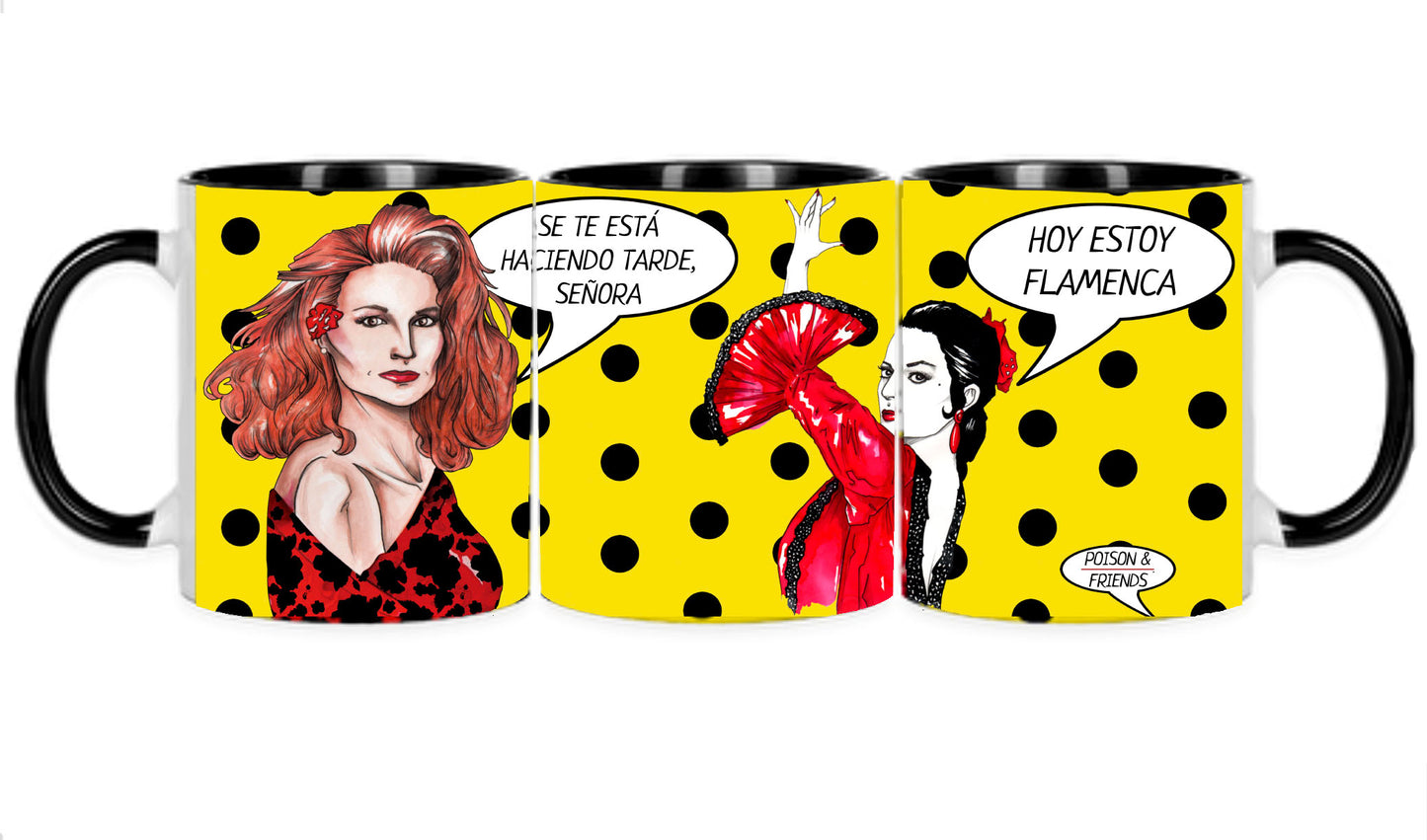 Taza Flamenca – Cerámica Ilustrada | Poc a Poc