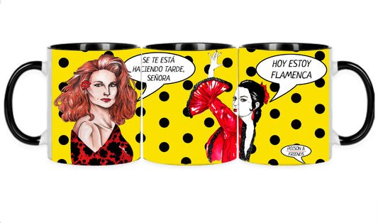 Taza Flamenca – Cerámica Ilustrada | Poc a Poc